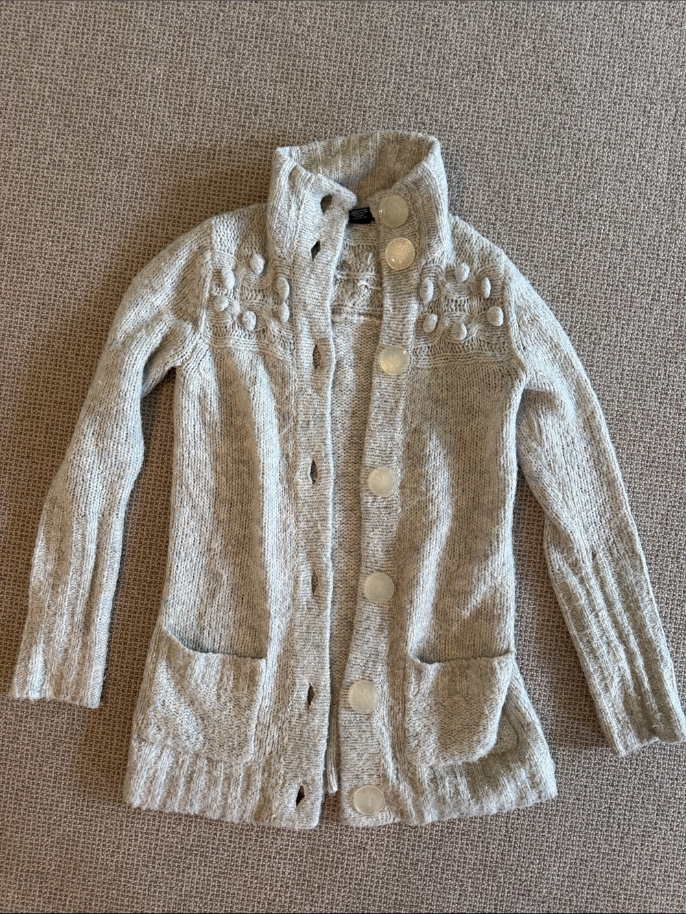 Kensie button up sweater - size S